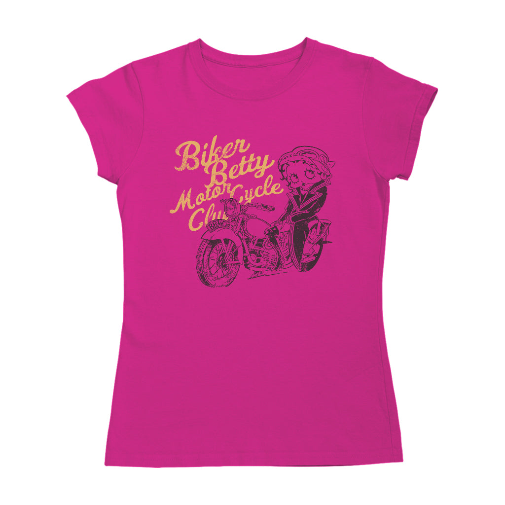 Betty Boop BBMC Biker Betty Women's T-Shirt-Betty Boop Shop
