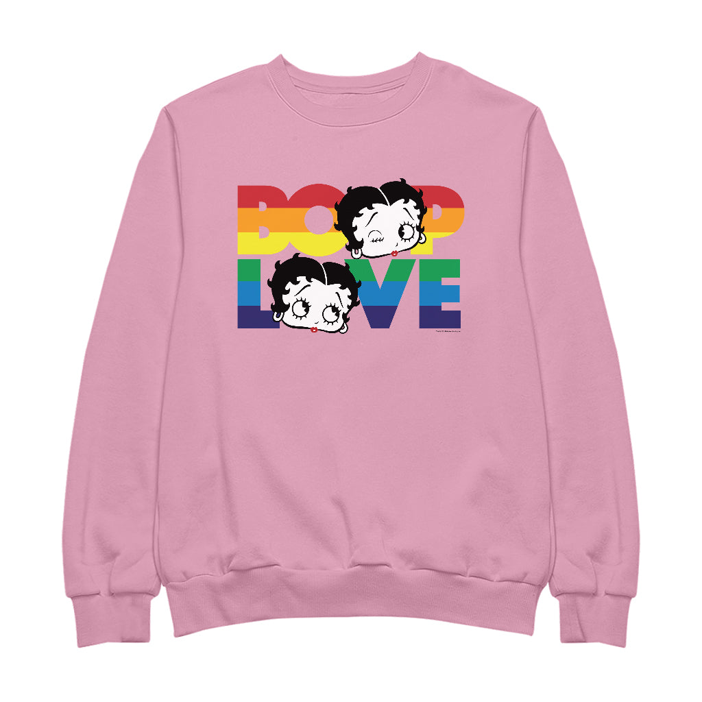 Betty Boop Love Pride Women's Sweatshirt-Betty Boop Shop