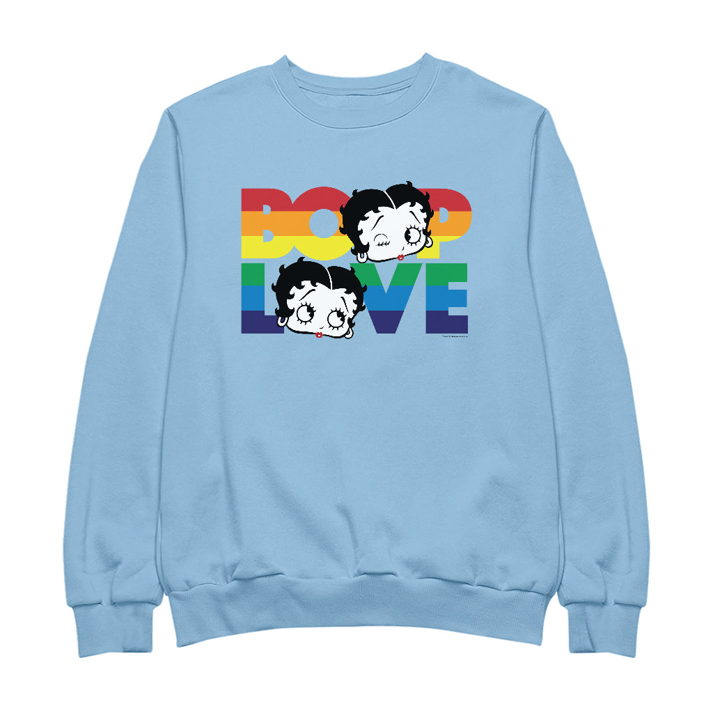 Betty Boop Love Pride Women's Sweatshirt-Betty Boop Shop