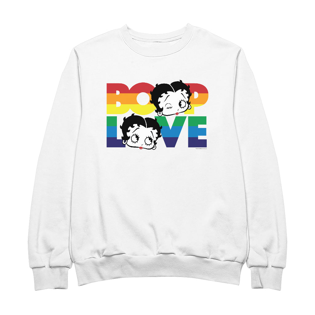 Betty Boop Love Pride Women's Sweatshirt-Betty Boop Shop