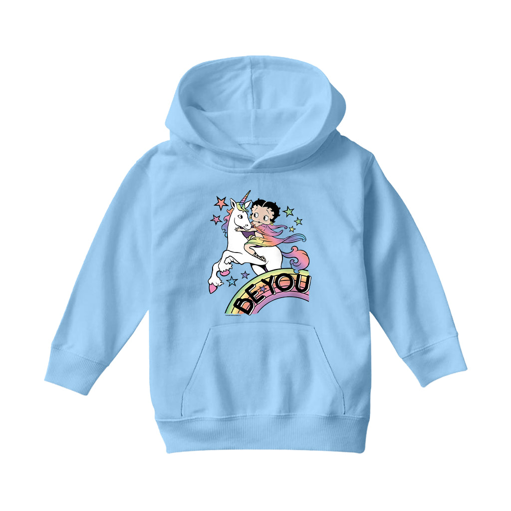 Betty Boop Be You Pride Kids Hooded Sweatshirt-Betty Boop Shop