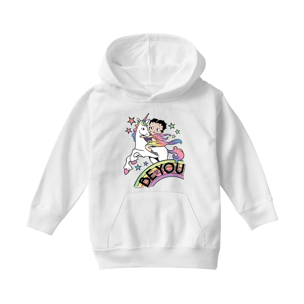 Betty Boop Be You Pride Kids Hooded Sweatshirt-Betty Boop Shop