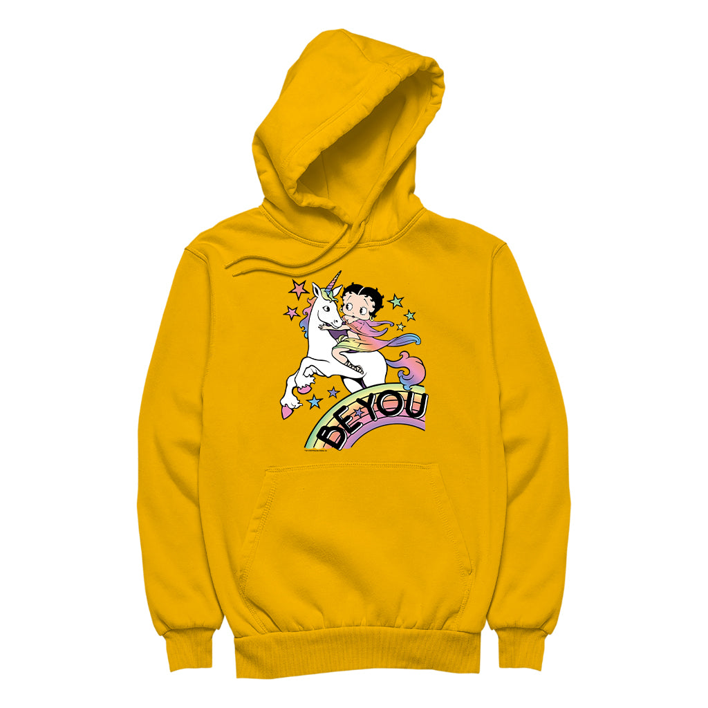 Betty Boop Be You Pride Women's Hooded Sweatshirt-Betty Boop Shop