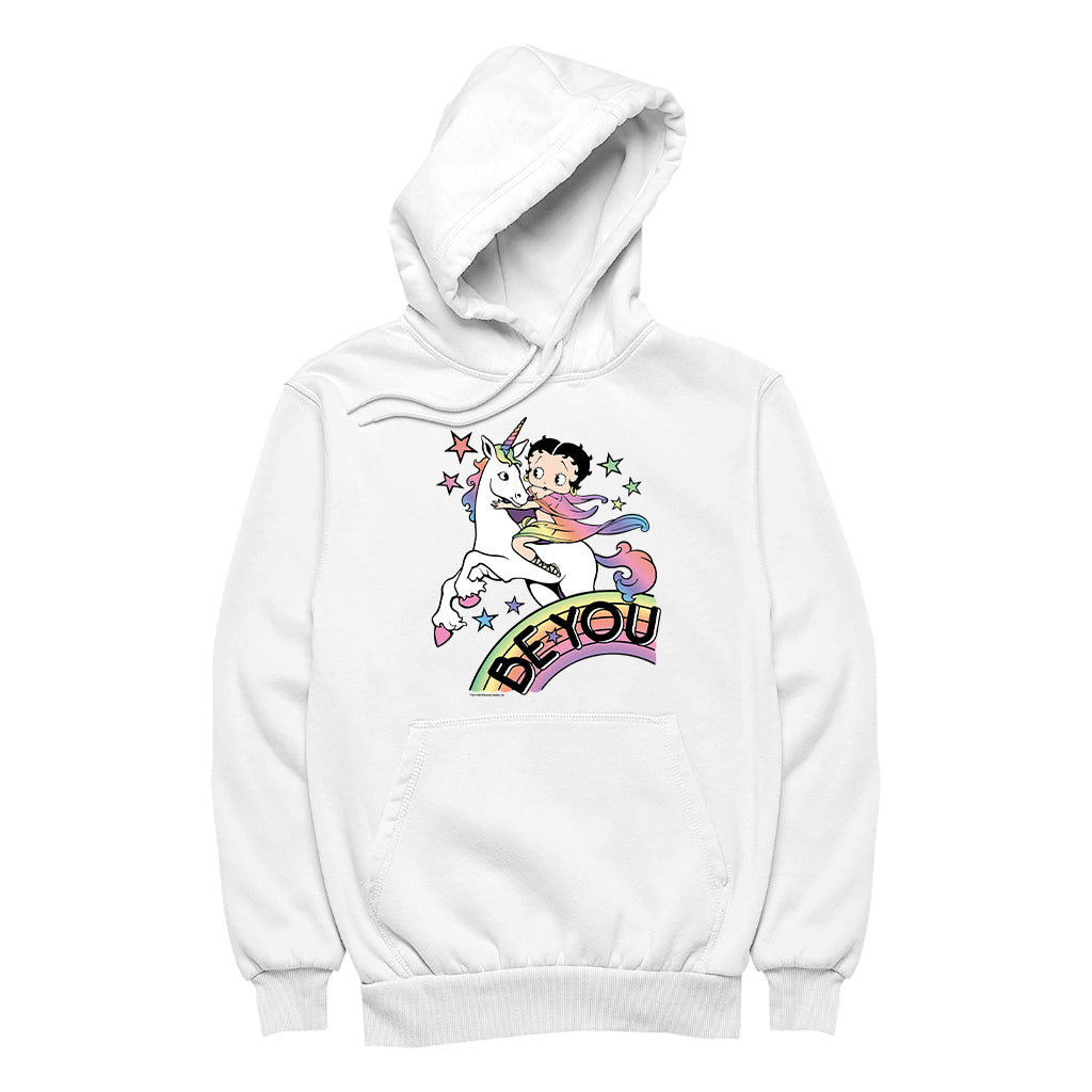 Betty Boop Be You Pride Women's Hooded Sweatshirt-Betty Boop Shop