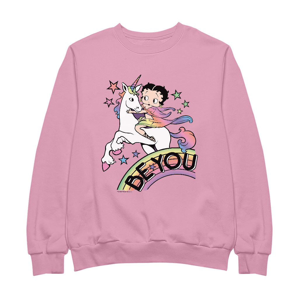Betty Boop Be You Pride Women's Sweatshirt-Betty Boop Shop