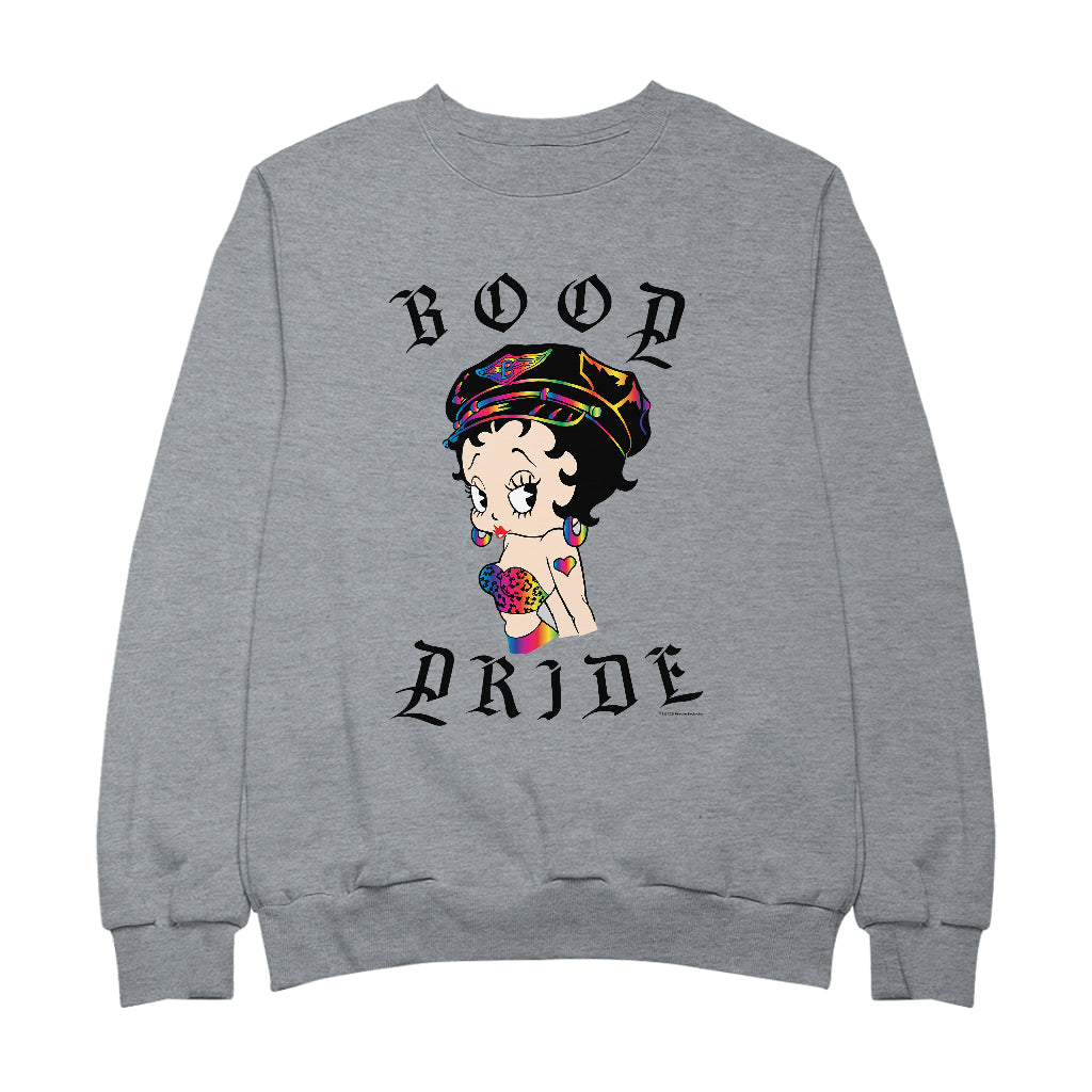 Betty Boop Rainbow Pride Women's Sweatshirt