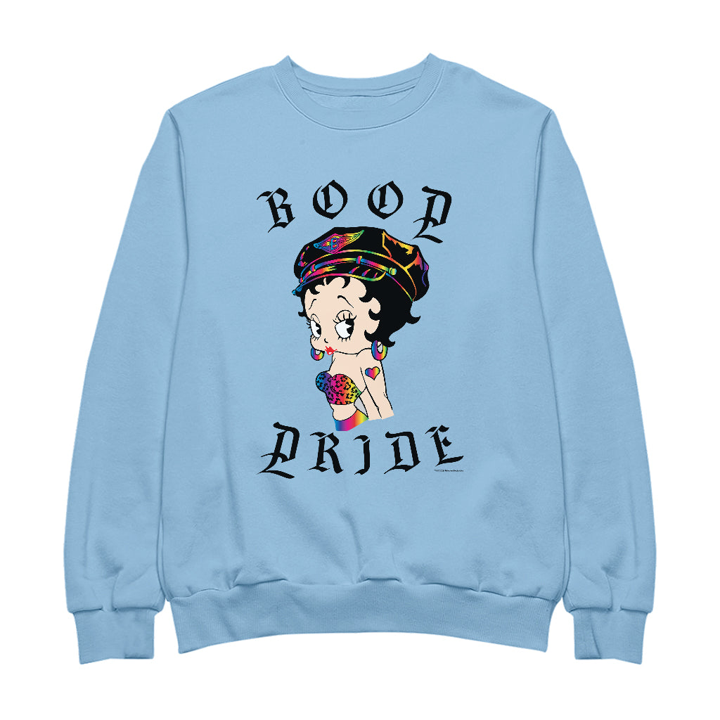 Betty Boop Rainbow Pride Women's Sweatshirt-Betty Boop Shop