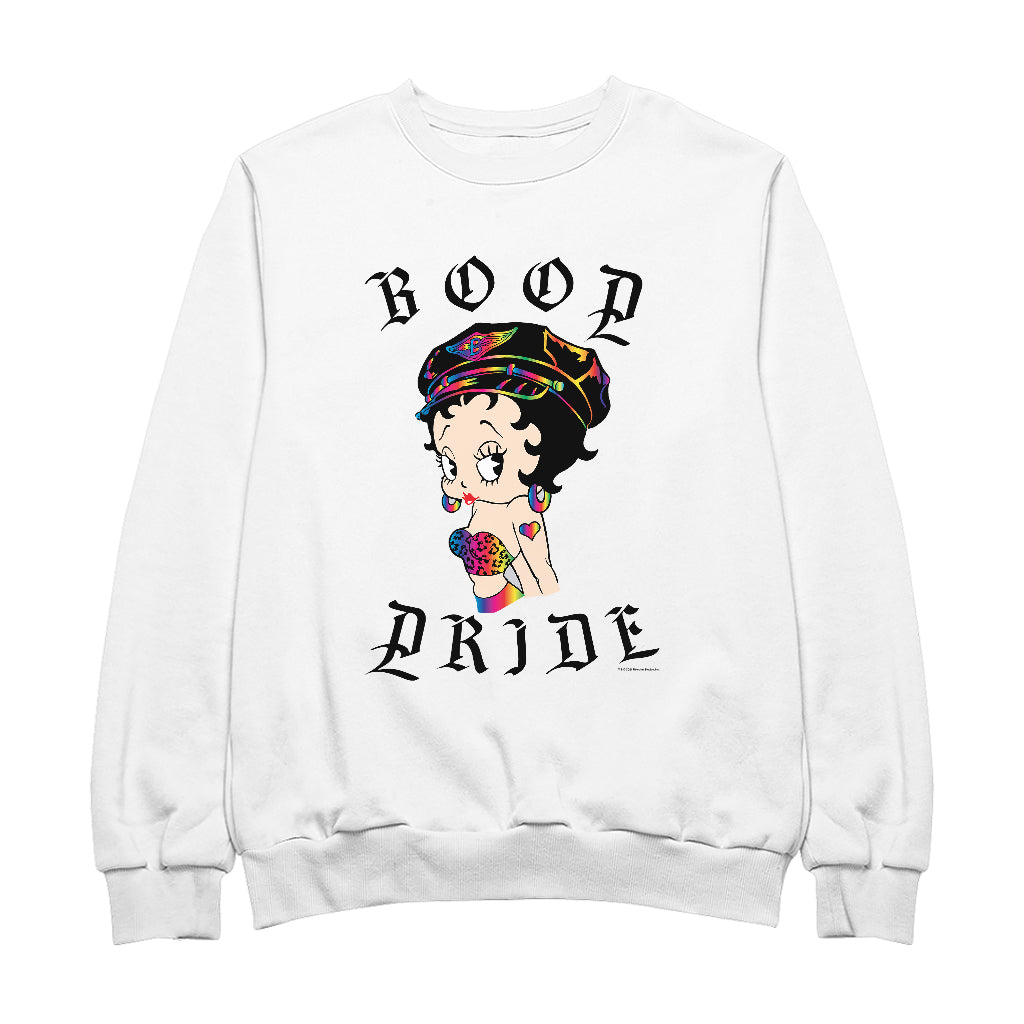 Betty Boop Rainbow Pride Women's Sweatshirt-Betty Boop Shop