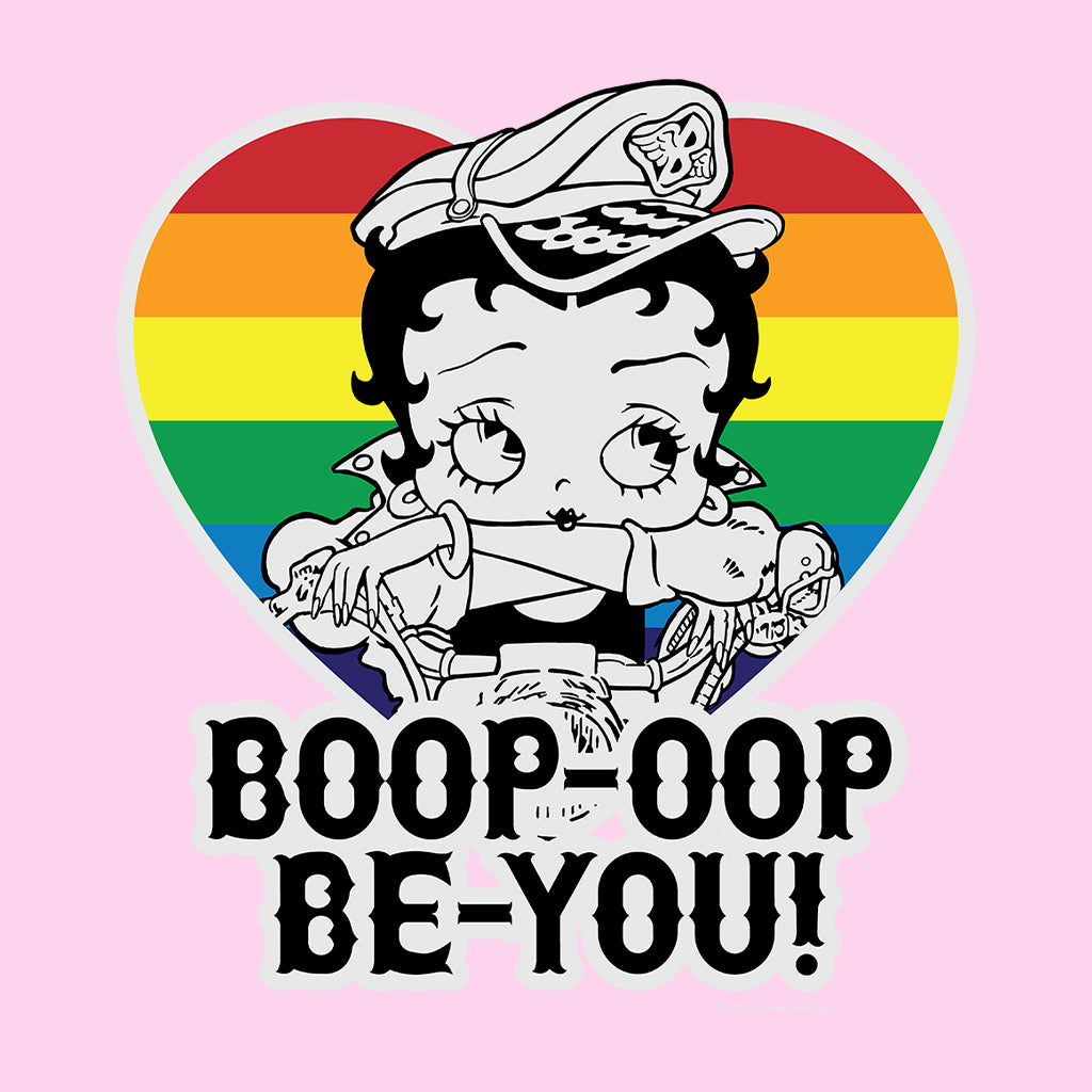 Betty Boop Pride Oop Be You Women's Hooded Sweatshirt-Betty Boop Shop