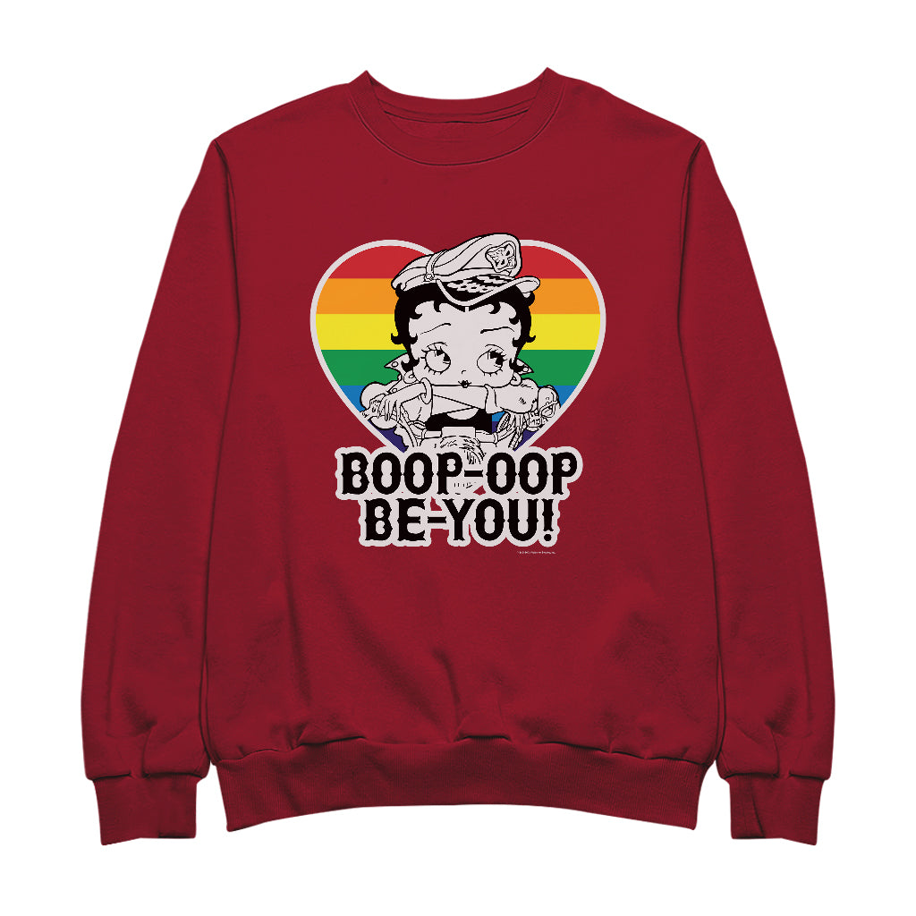 Betty Boop Pride Oop Be You Women's Sweatshirt-Betty Boop Shop
