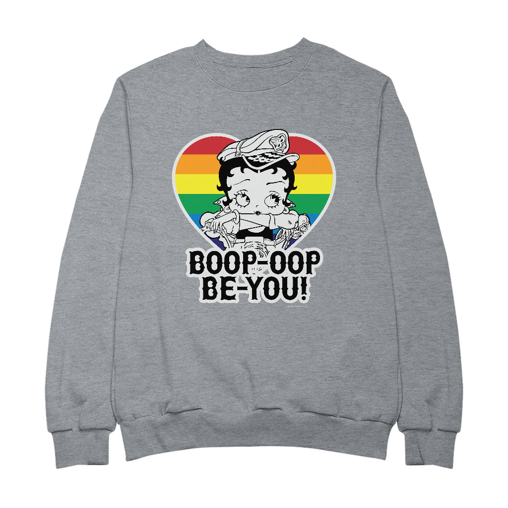 Betty Boop Pride Oop Be You Women's Sweatshirt