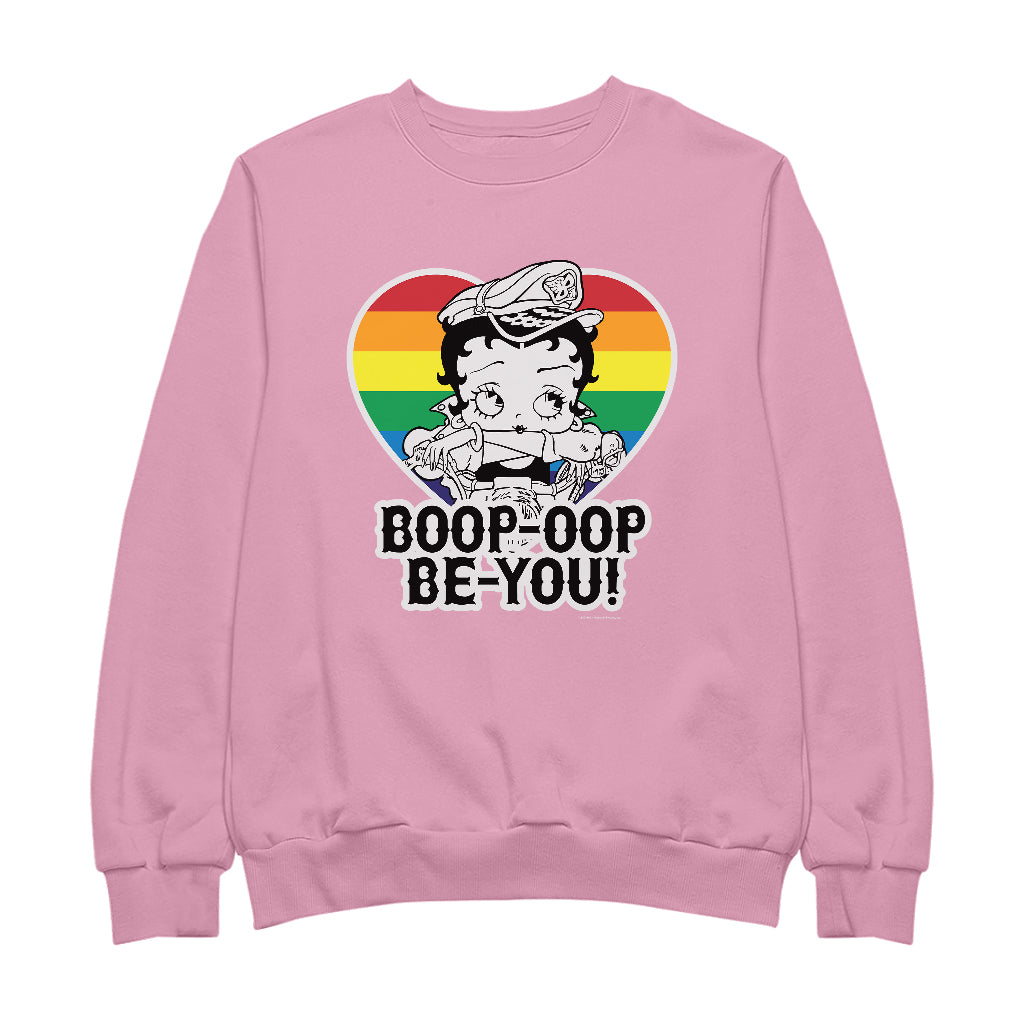 Betty Boop Pride Oop Be You Women's Sweatshirt-Betty Boop Shop
