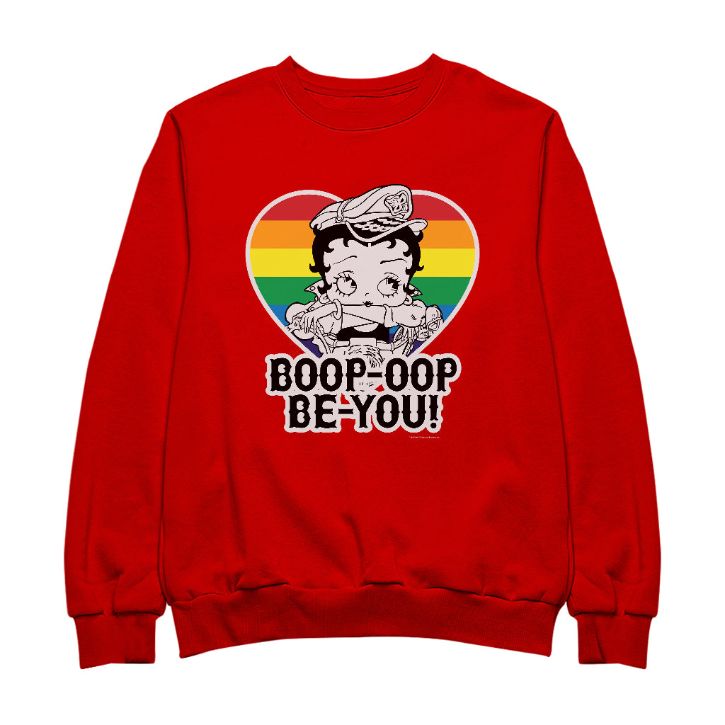 Betty Boop Pride Oop Be You Women's Sweatshirt-Betty Boop Shop