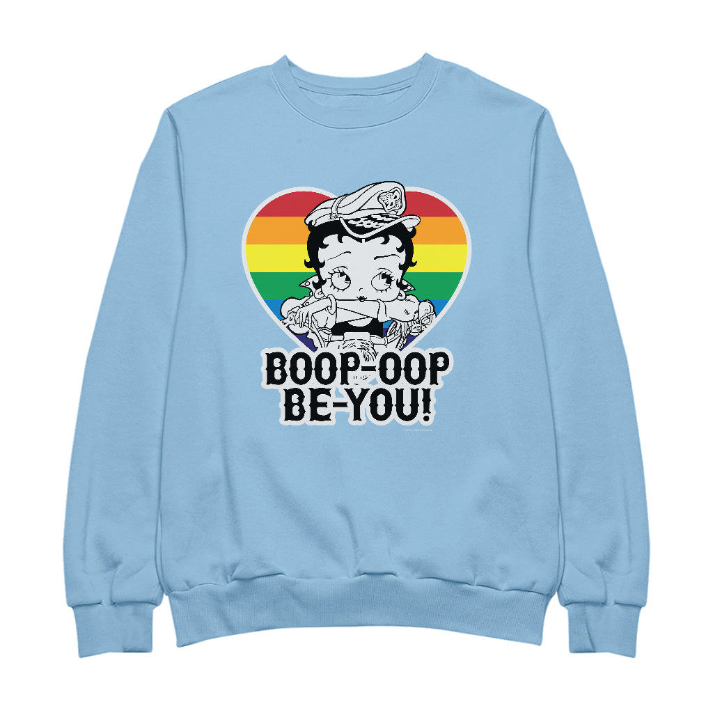 Betty Boop Pride Oop Be You Women's Sweatshirt-Betty Boop Shop