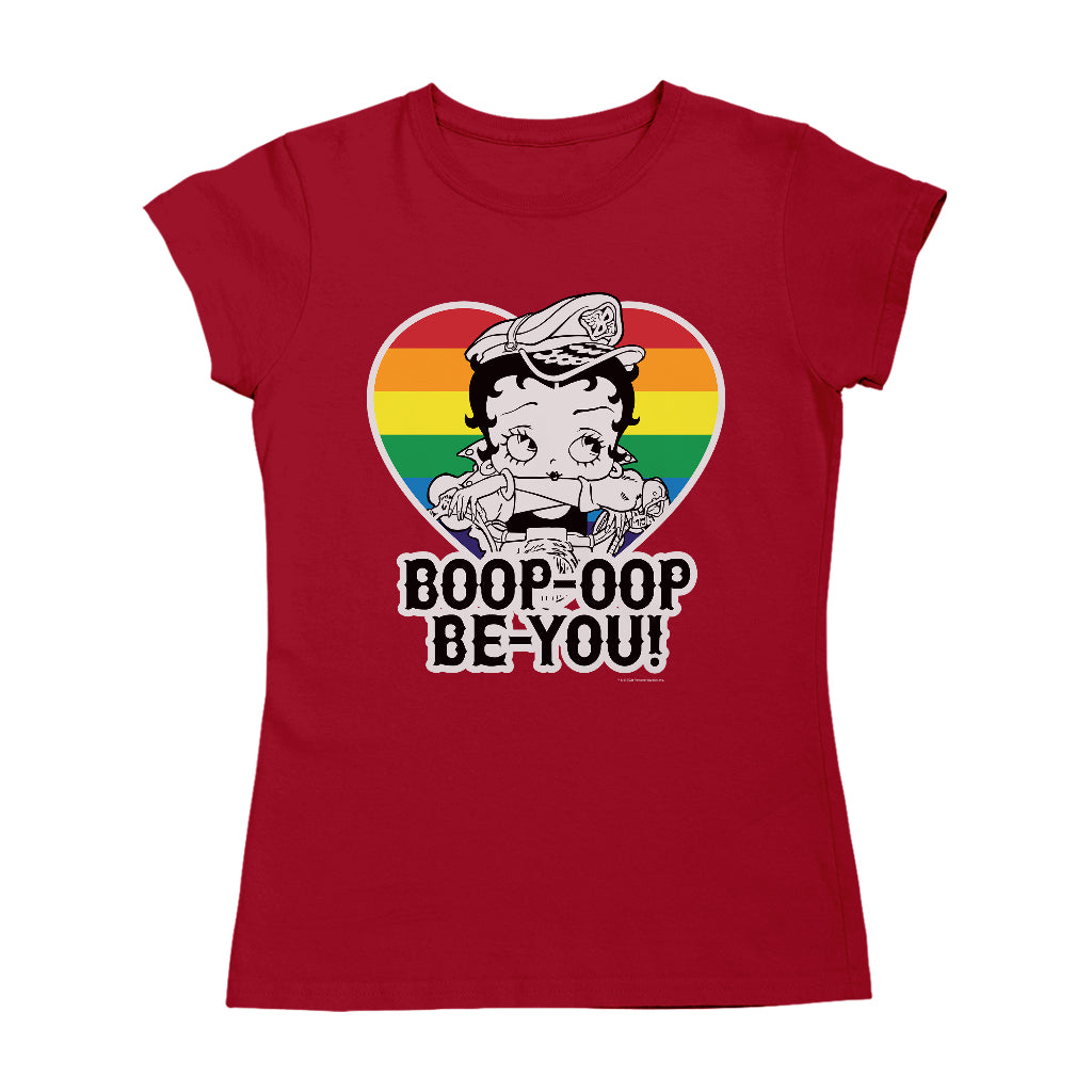 Betty Boop Pride Oop Be You Women's T-Shirt-Betty Boop Shop