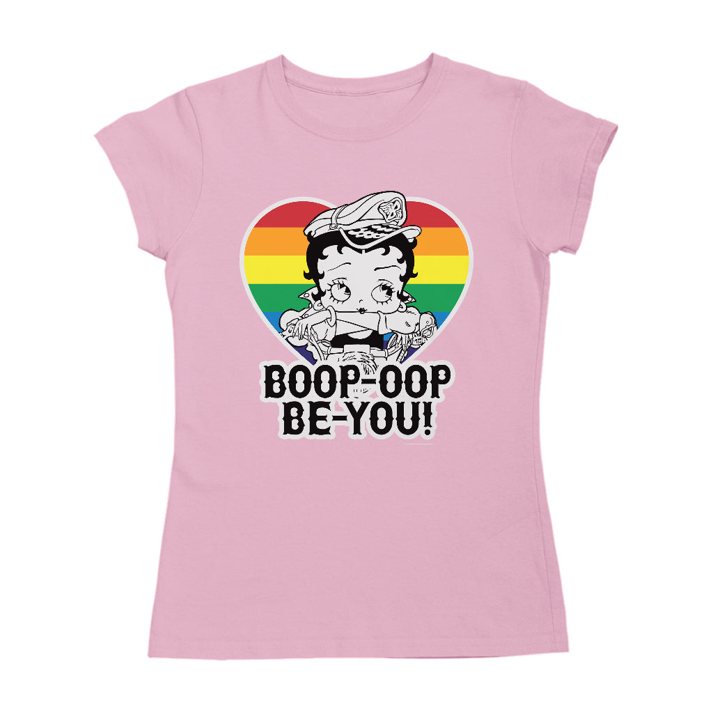 Betty Boop Pride Oop Be You Women's T-Shirt-Betty Boop Shop