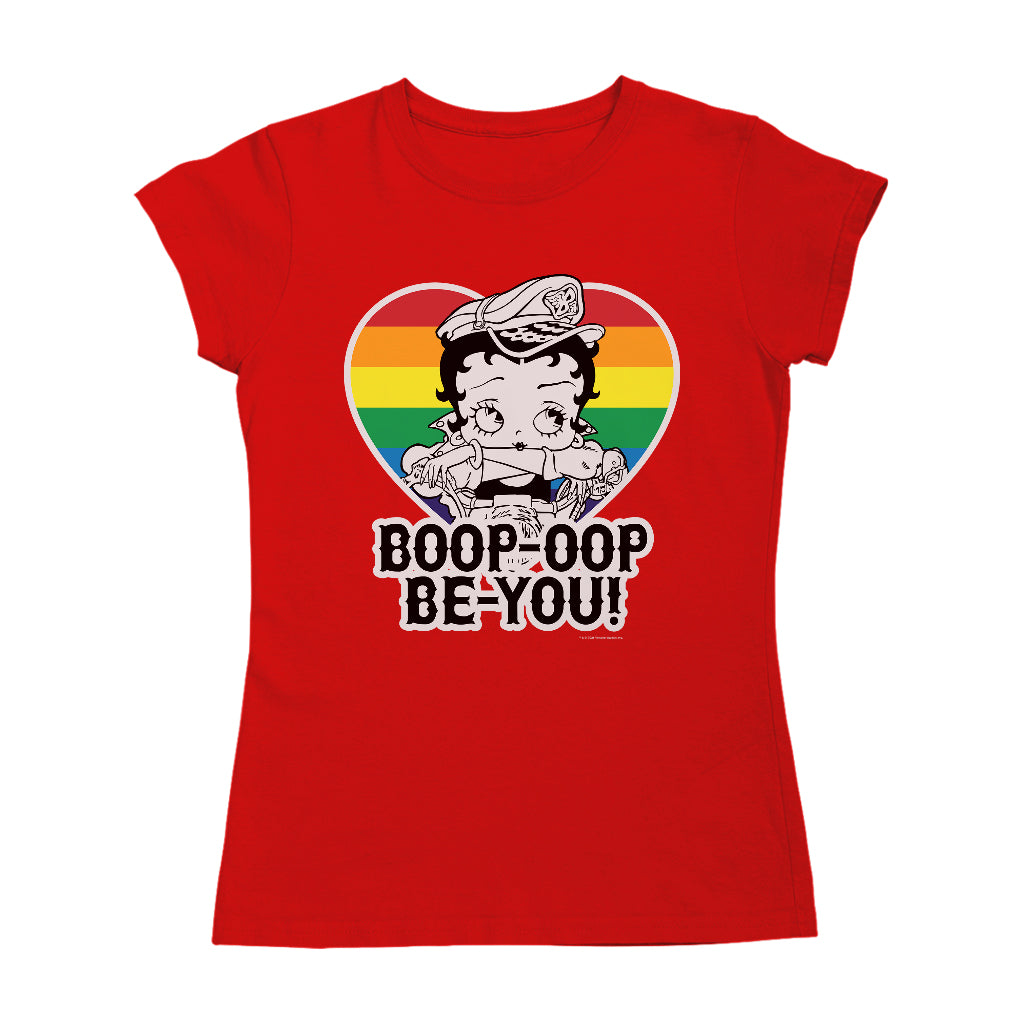 Betty Boop Pride Oop Be You Women's T-Shirt-Betty Boop Shop