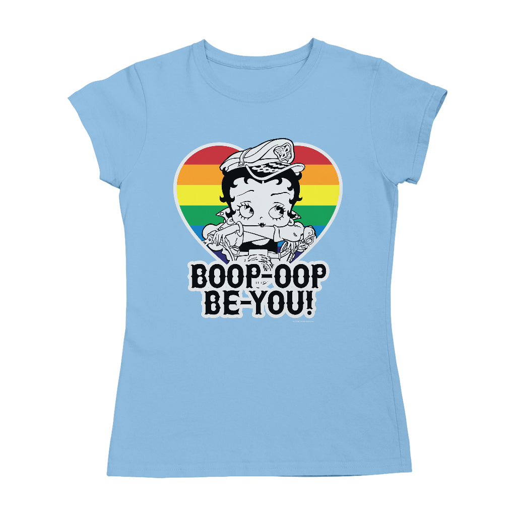 Betty Boop Pride Oop Be You Women's T-Shirt-Betty Boop Shop