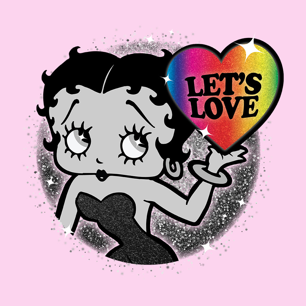 Betty Boop Let's Love Men's Hooded Sweatshirt-Betty Boop Shop