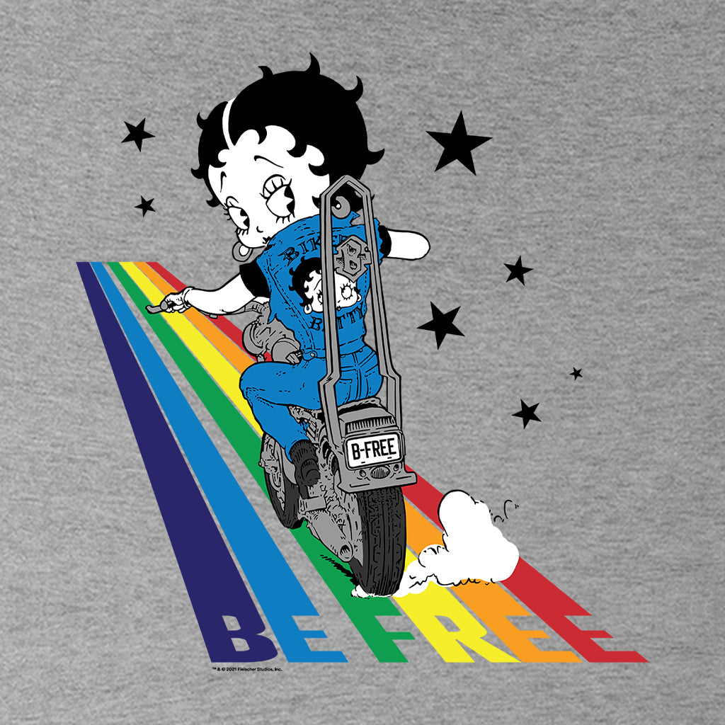 Betty Boop Pride Be Free Women's Hooded Sweatshirt-Betty Boop Shop