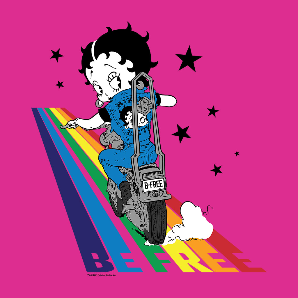 Betty Boop Pride Be Free Women's Hooded Sweatshirt-Betty Boop Shop