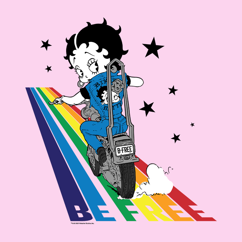 Betty Boop Pride Be Free Women's Hooded Sweatshirt-Betty Boop Shop