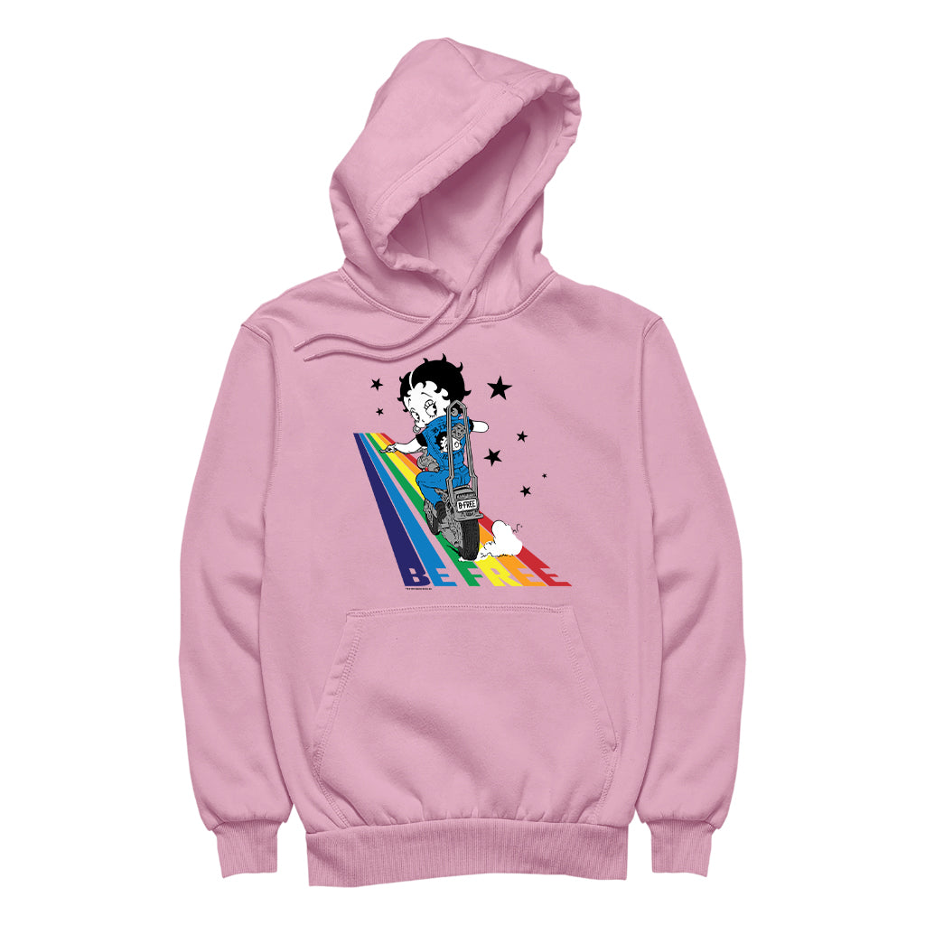 Betty Boop Pride Be Free Women's Hooded Sweatshirt-Betty Boop Shop