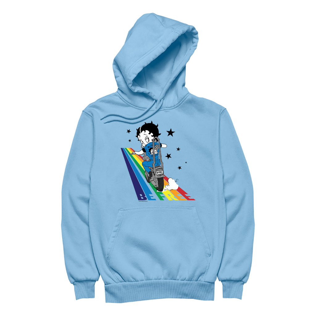 Betty Boop Pride Be Free Women's Hooded Sweatshirt-Betty Boop Shop