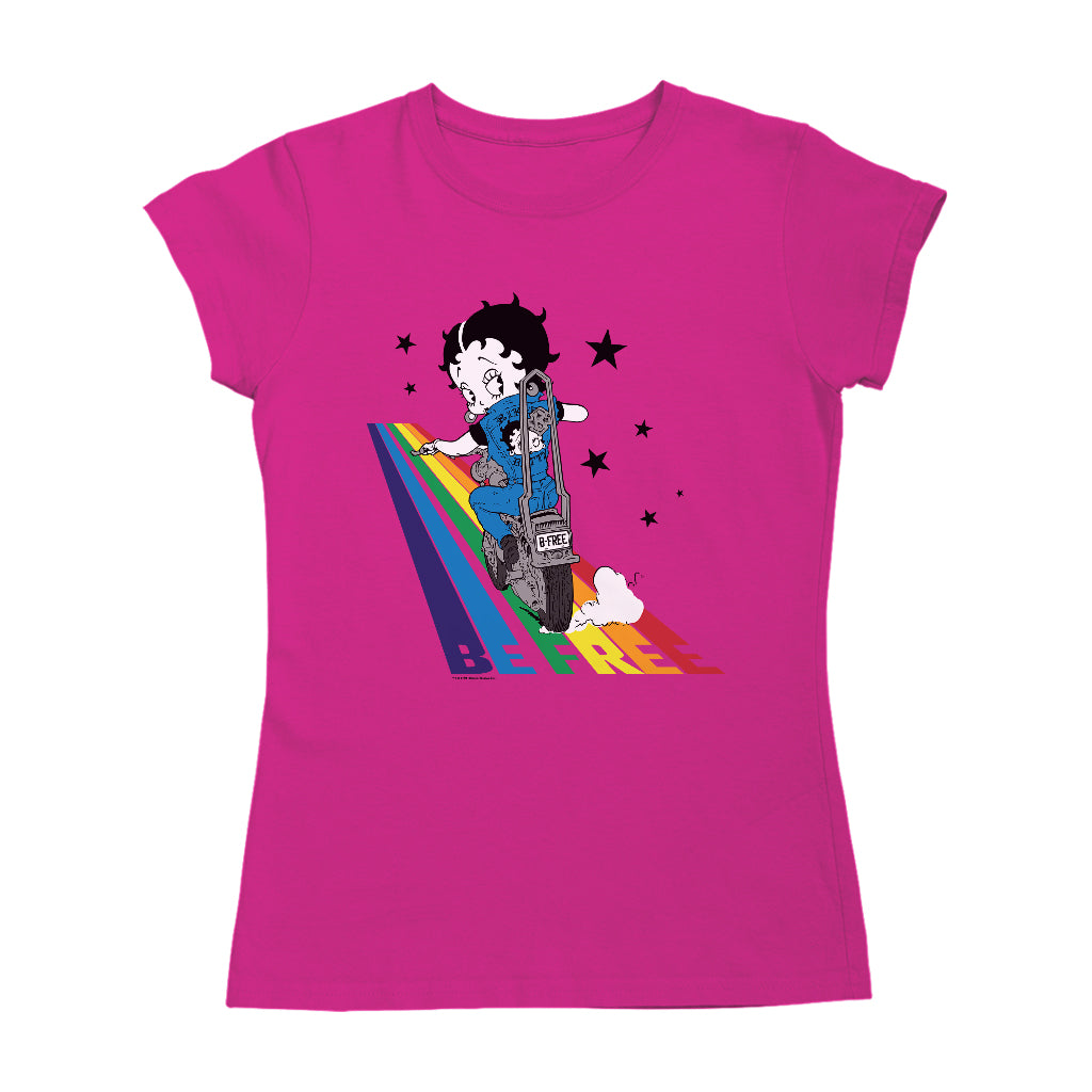Betty Boop Pride Be Free Women's T-Shirt-Betty Boop Shop