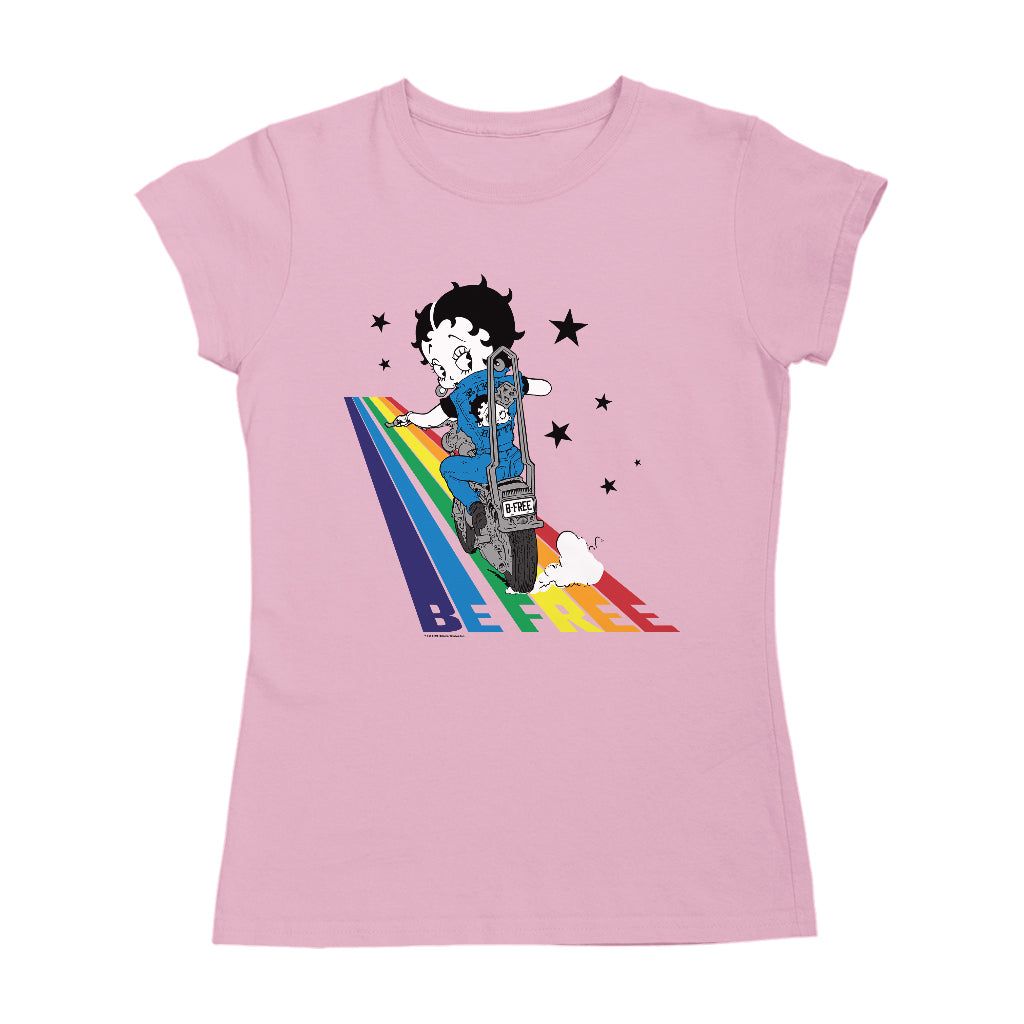 Betty Boop Pride Be Free Women's T-Shirt-Betty Boop Shop