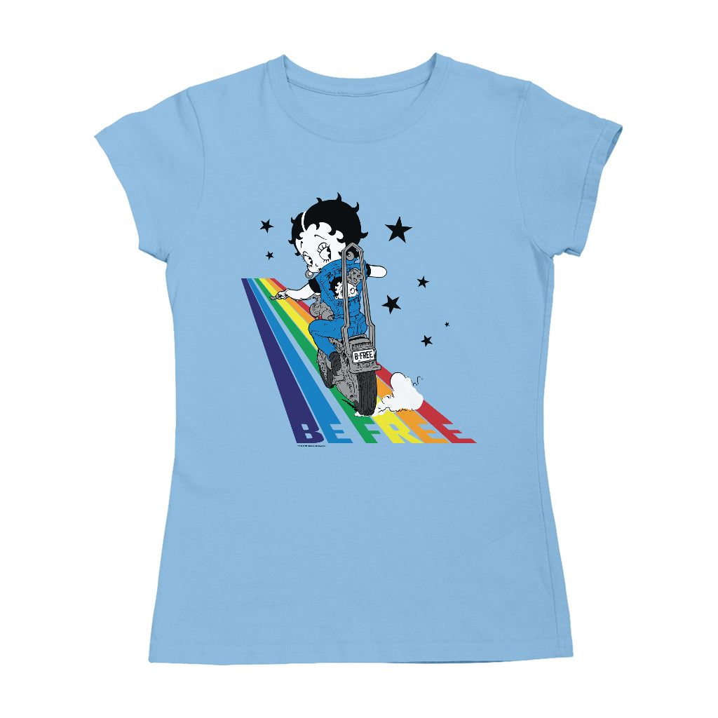 Betty Boop Pride Be Free Women's T-Shirt-Betty Boop Shop