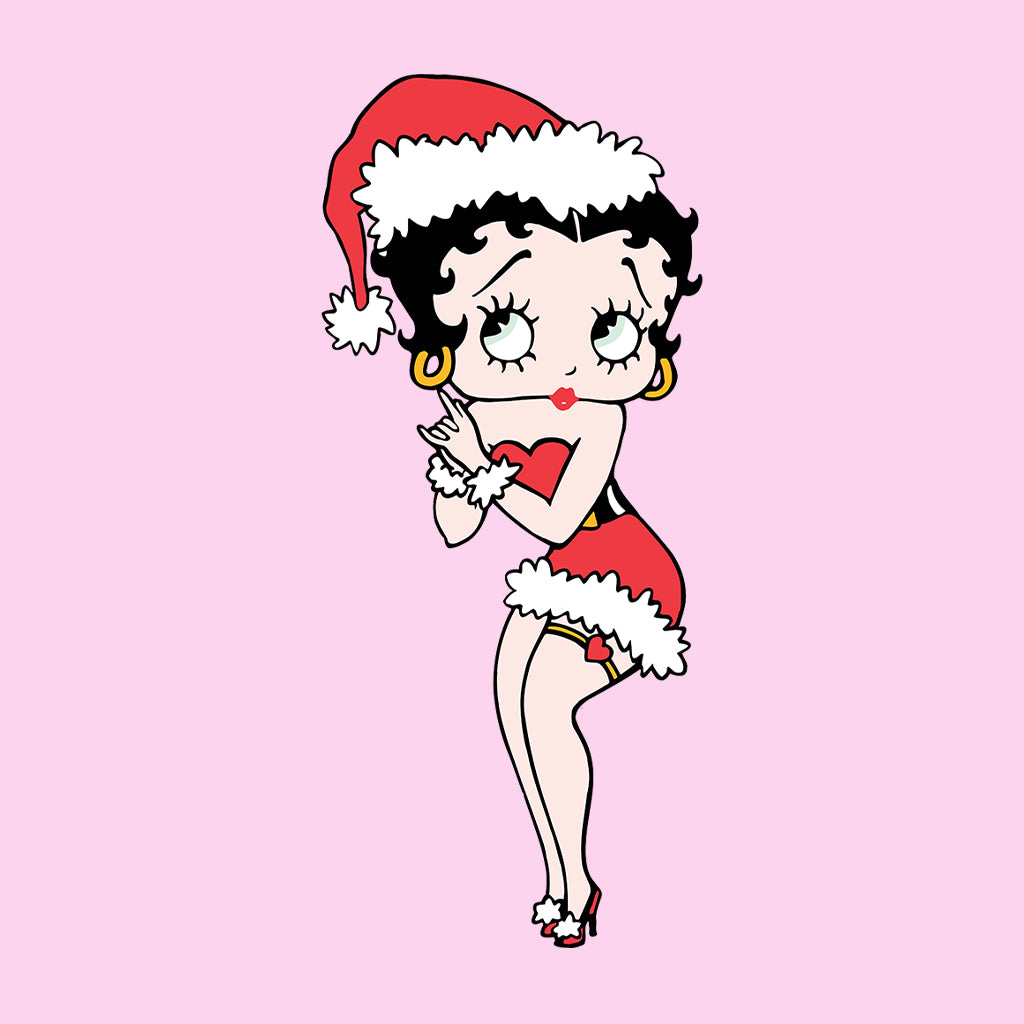 Betty Boop Christmas Wishing Kids Hooded Sweatshirt-Betty Boop Shop