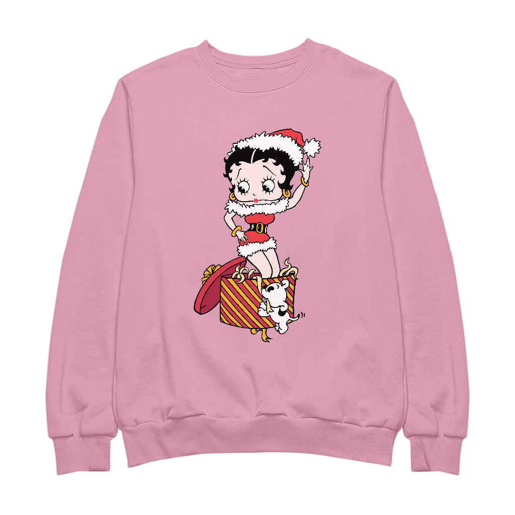 Betty Boop Christmas Box Packed Men's Sweatshirt-Betty Boop Shop