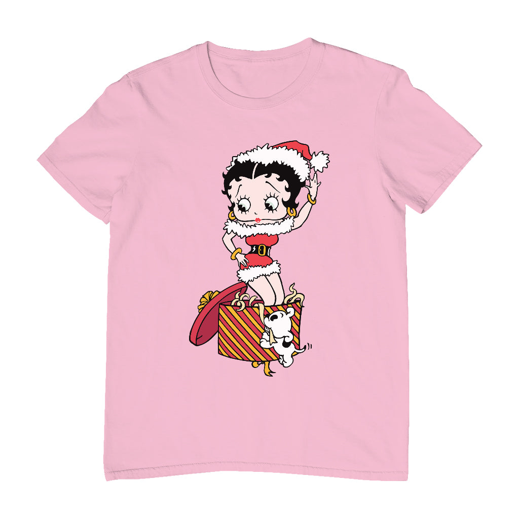 Betty Boop Christmas Box Packed Men's T-Shirt-Betty Boop Shop