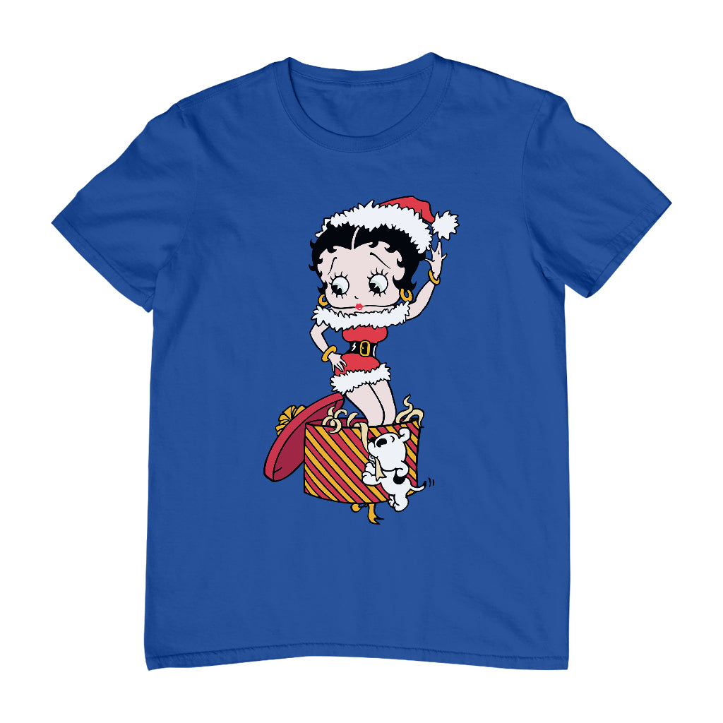Betty Boop Christmas Box Packed Men's T-Shirt-Betty Boop Shop