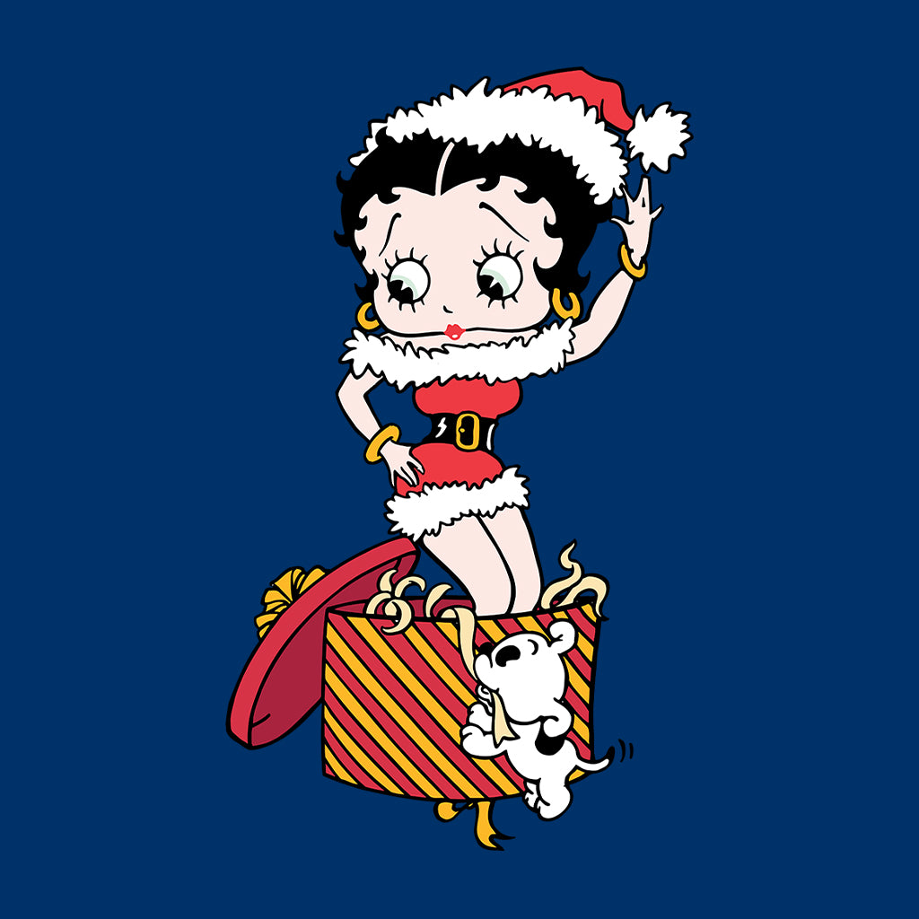 Betty Boop Christmas Box Packed Kids Sweatshirt-Betty Boop Shop