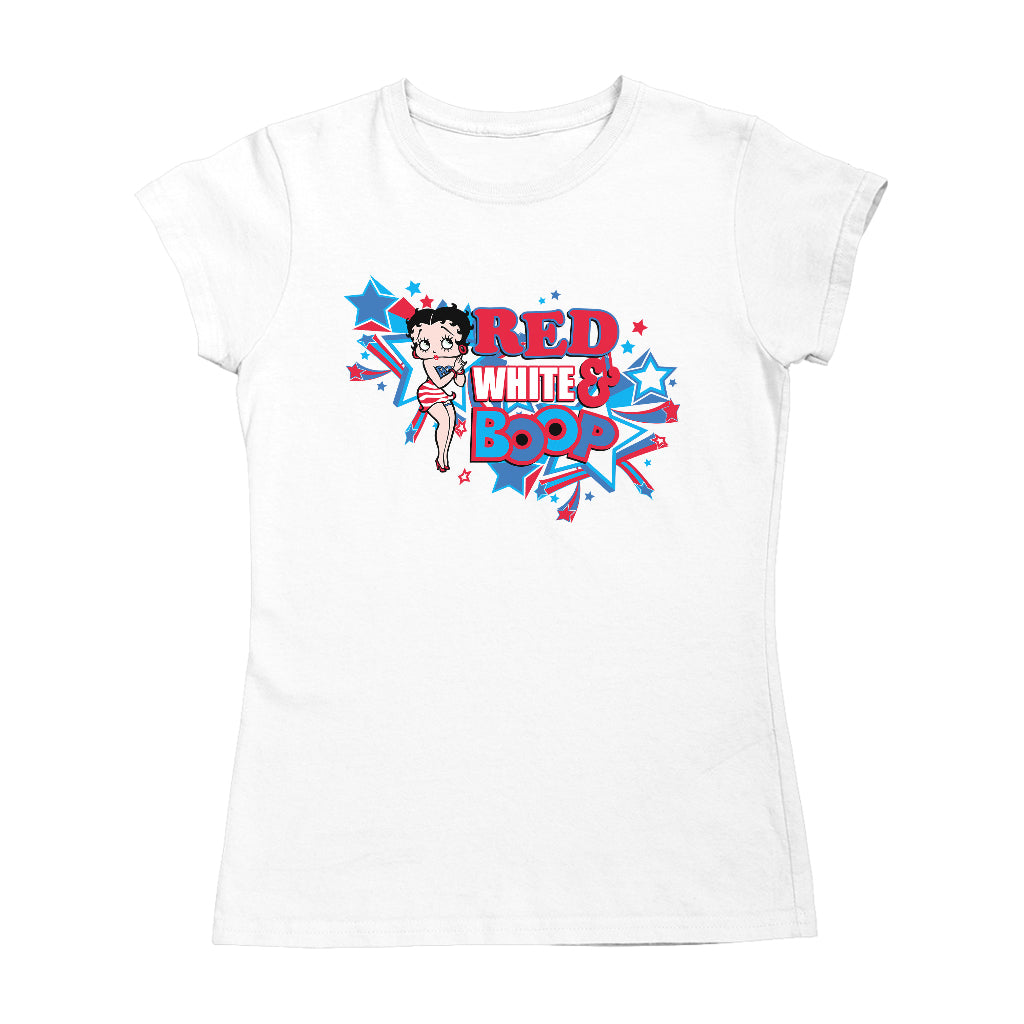 Americana Red White and Boop Women's T-Shirt