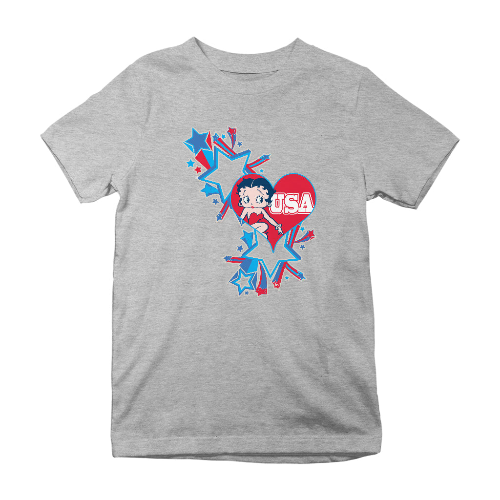 Americana USA Stars & Heart Kids T-Shirt