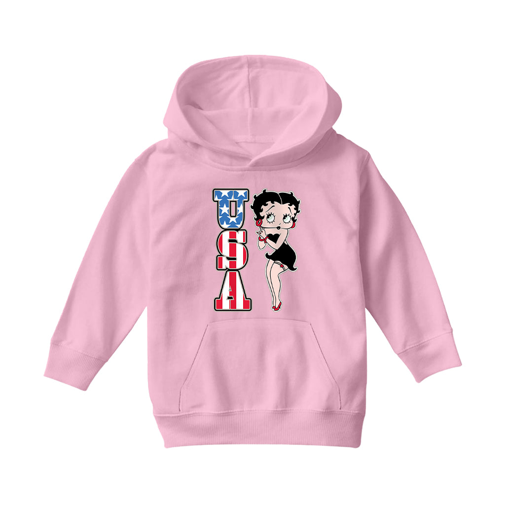 Americana USA Patriot Betty Kids Hooded Sweatshirt