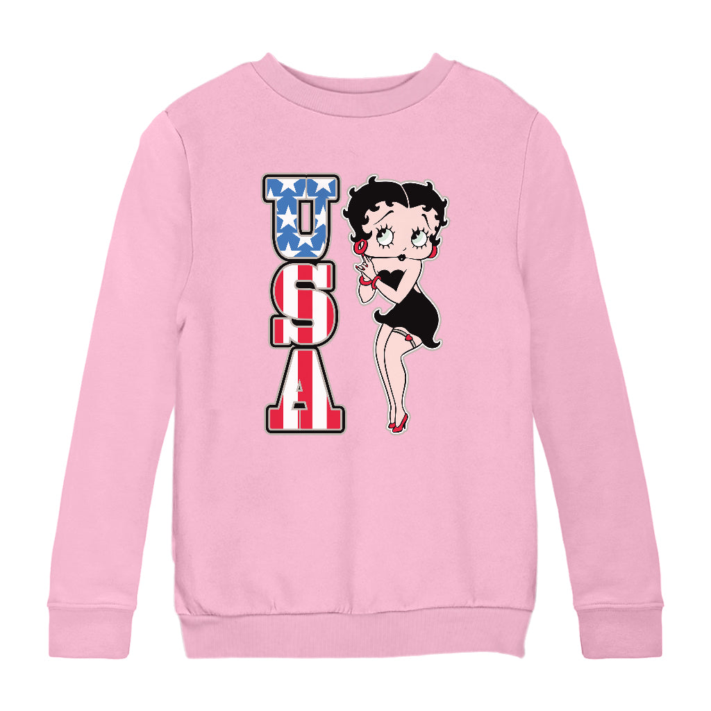 Americana USA Patriot Betty Kids Sweatshirt