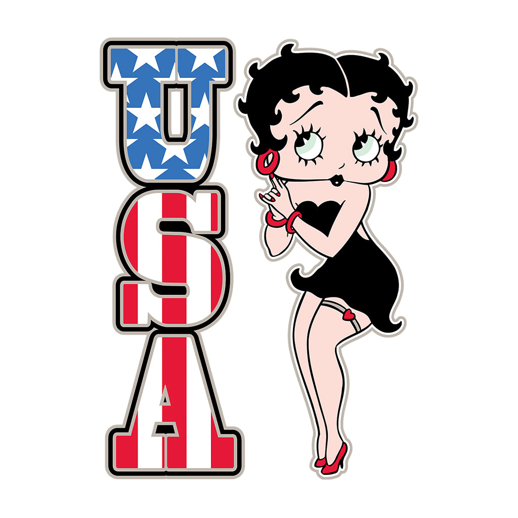 Americana USA Patriot Betty Women's Sweatshirt-Betty Boop Shop
