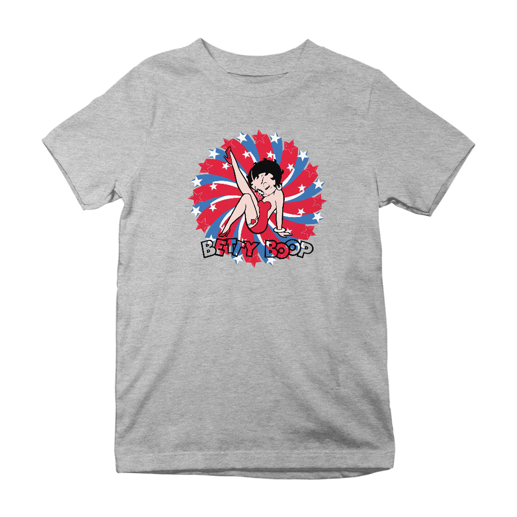 Americana Patriot Blinking Boop Kids T-Shirt