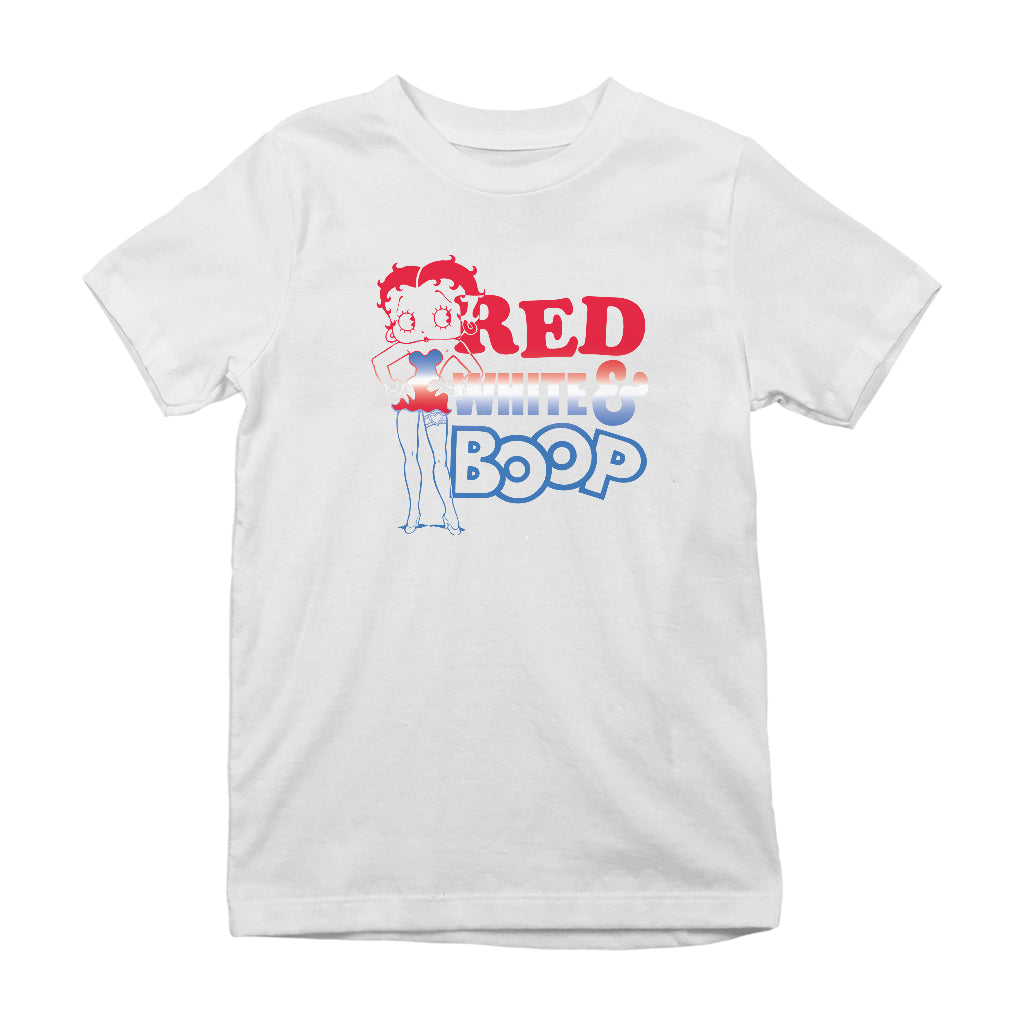 Americana Red White & Boop Kids T-Shirt
