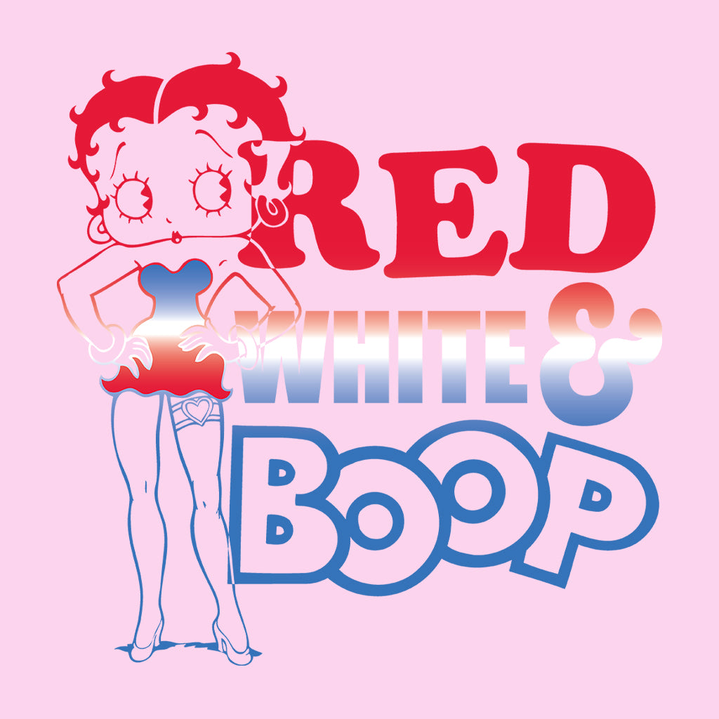 Americana Red White & Boop Kids T-Shirt-Betty Boop Shop