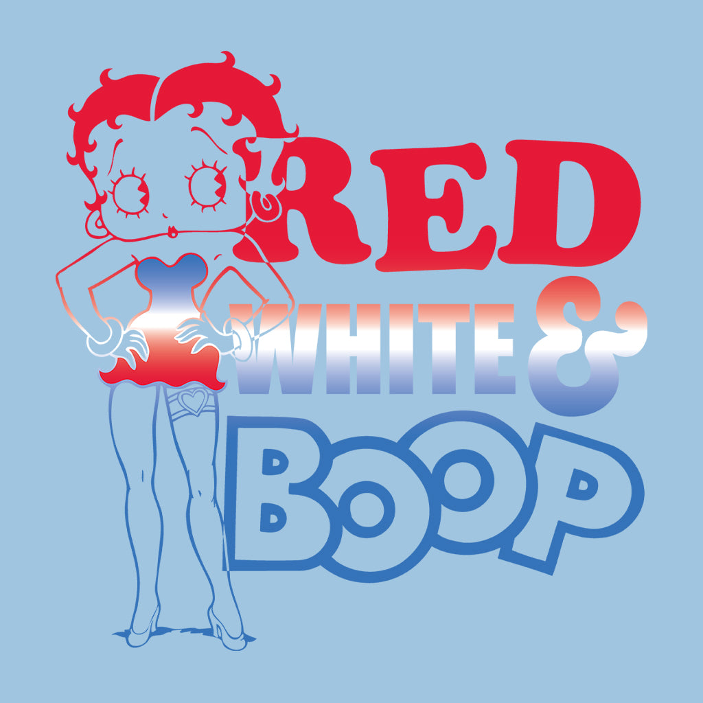 Americana Red White & Boop Kids T-Shirt-Betty Boop Shop