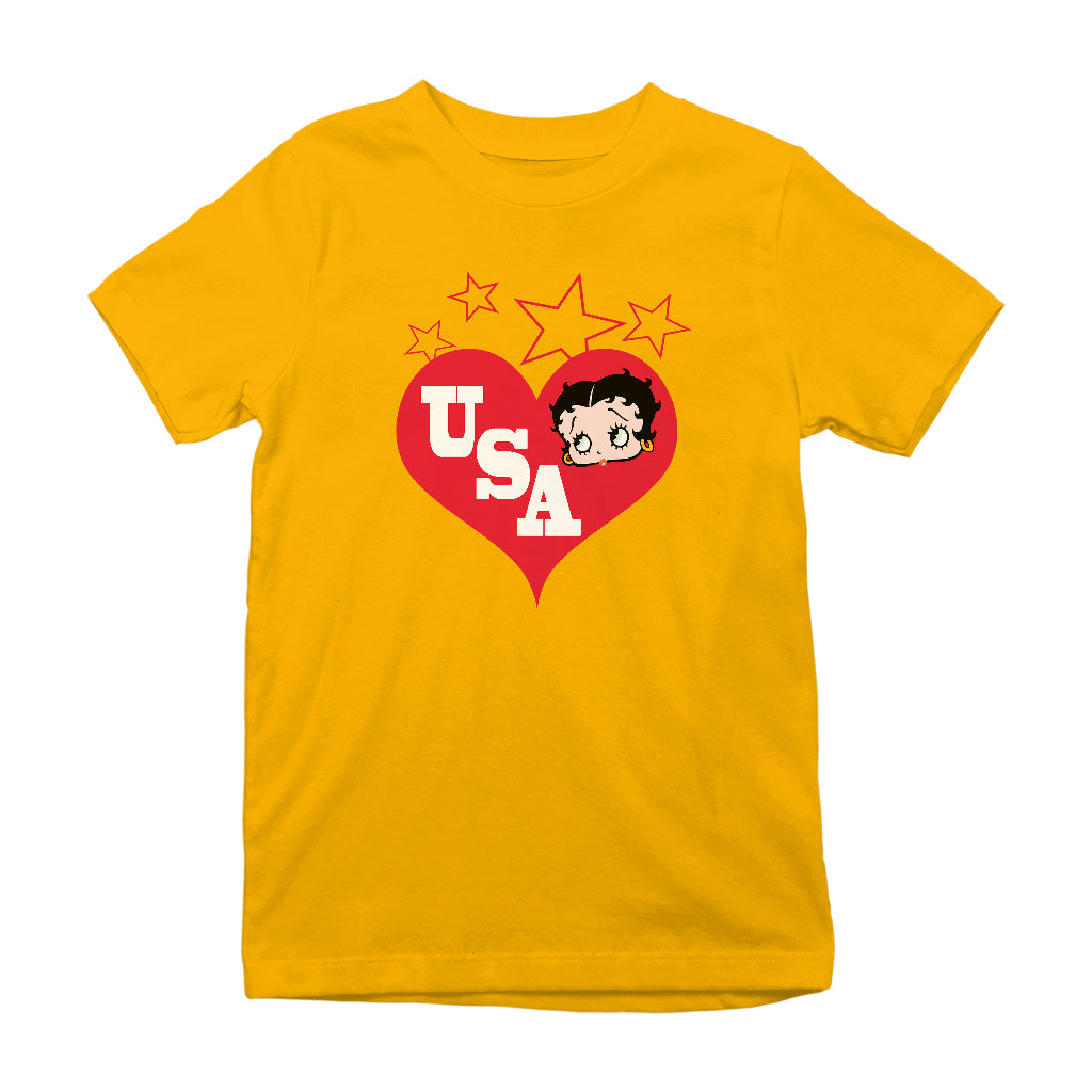 Americana USA Love Kids T-Shirt-Betty Boop Shop