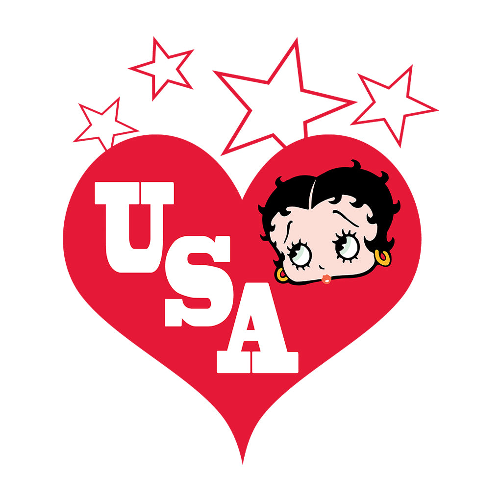 Americana USA Love Women's Sweatshirt-Betty Boop Shop