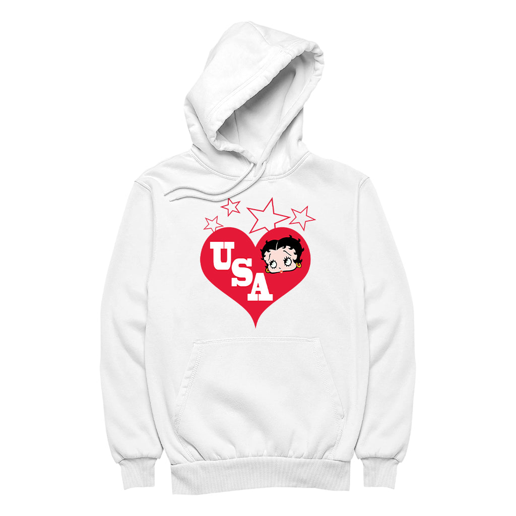 Americana USA Love Women's Hooded Sweatshirt