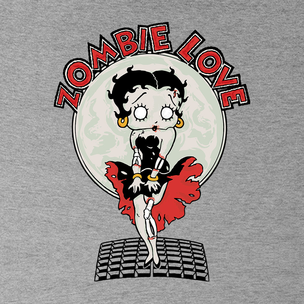 Betty Boop Halloween Zombie Love Kids T-Shirt-Betty Boop Shop