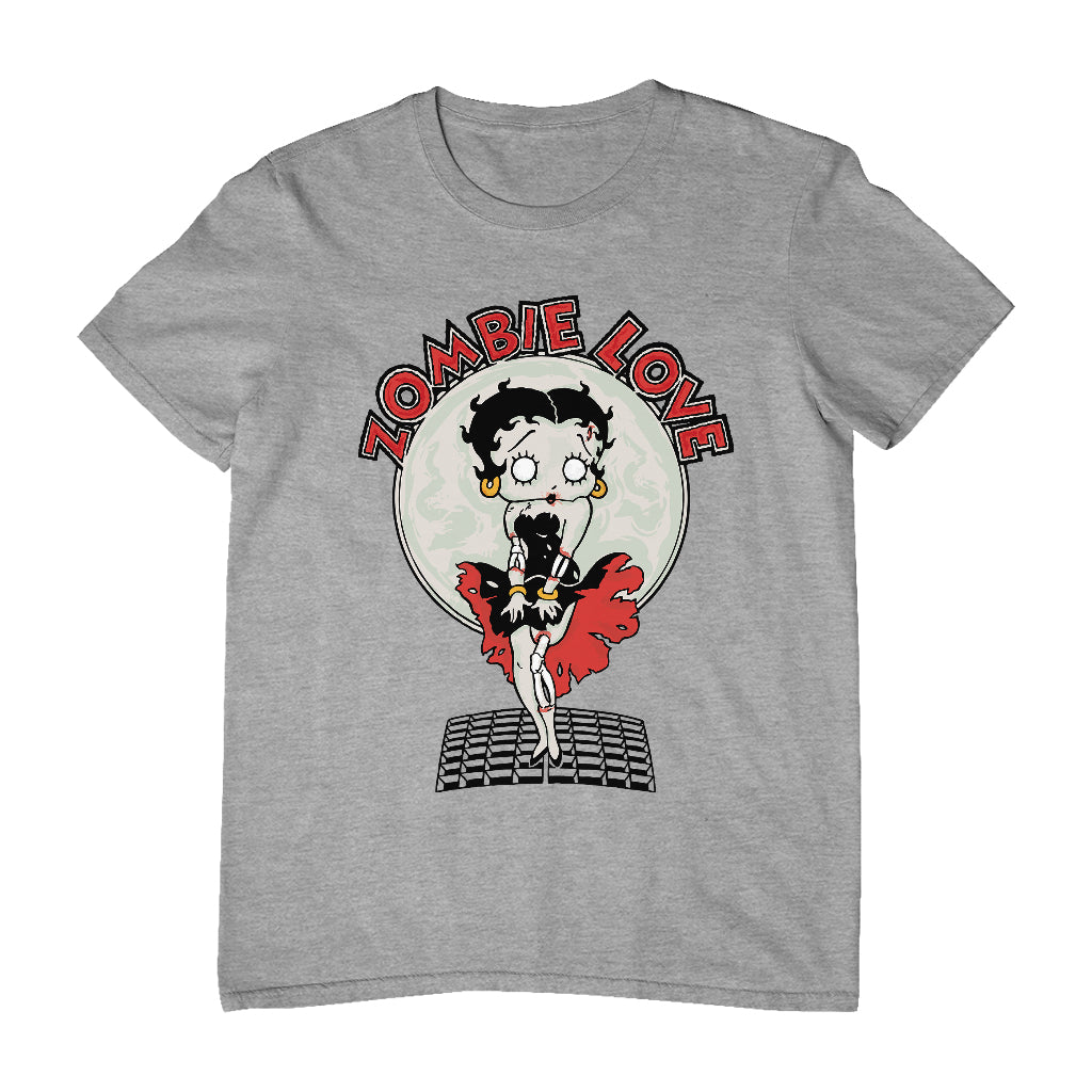 Betty Boop Halloween Zombie Love Men's T-Shirt